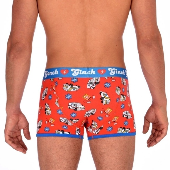 GINCH Gonch EMT Trunks Live Like a kid! Statement Graphic Underwear Trunk Briefs - Picture 4 of 9